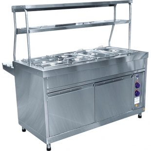 2-dish bain-marie with g/containers PMES-70KM-80