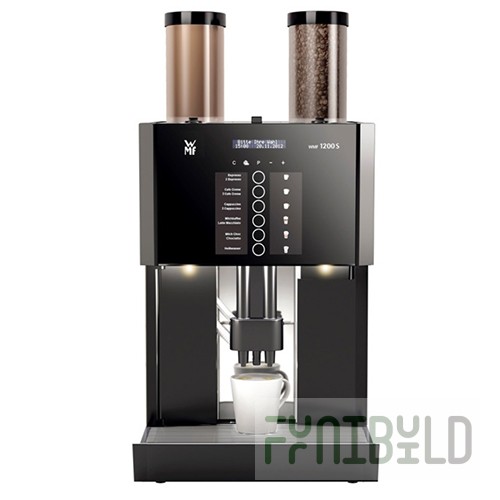 Coffee machine WMF 1200 S (1 coffee grinder) (324x682x553 in, 2.2 kW, 230 V, 100 cups/h)