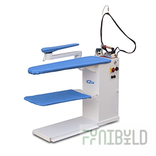 Ironing table with iron LGS 165.04 (1500x510x1690 (1530x580x1040)mm, 7l, 5.1kW, output 4.7 kg/h, 380V, weight 90kg)
