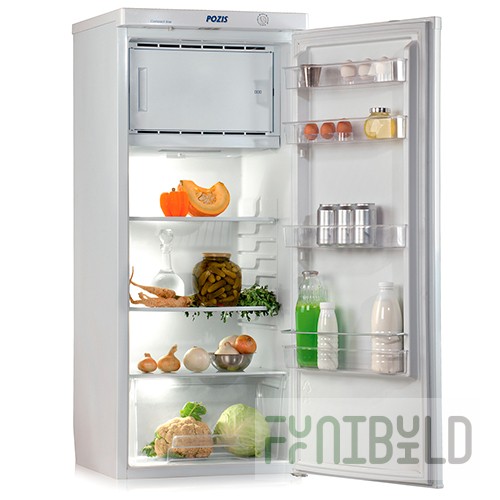 Single-chamber refrigerator with freezer V=195l