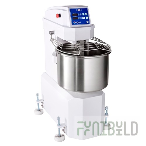 Spiral dough mixing machine TMS-40NN-2P (150 kg/hour, 555x840x(1100)1150 in, 40 l.)