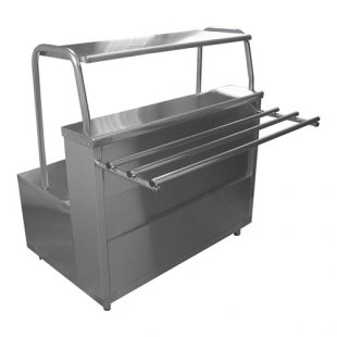 Bain-marie for 1-dish 2 confitures Lira-Profi Eco (MEP-1B/LPE) (1120x705(1030)x1220(1240)mm, 2 kW, 220/380V)