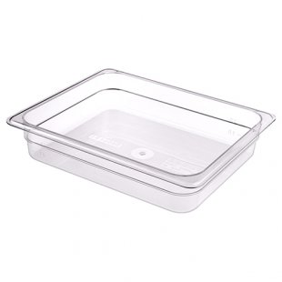 Gastronorm container without lid polycarb. GN 1/2, H-65, 325x265 in, art. 422110601, in pack. 14 pcs.