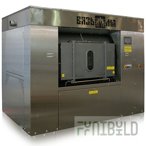 Barrier type washing and spinning machine VB-100 (loading 100 kg, automatic, electric, stainless steel)