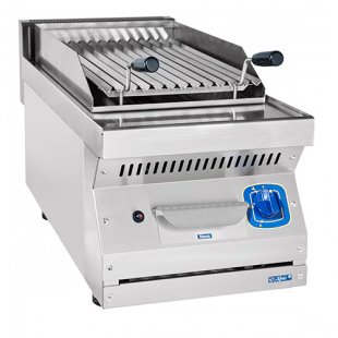 Gas grill GK-40N tabletop stainless steel (401x755x517 in), grate 330x495 in, 700 series