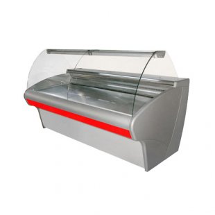 Low-temperature display case 1955x970x1200mm, GC95 SL 2.0-1 grey/white, -18...0 C, 1.28 sq. m
