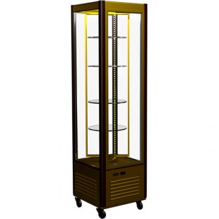 Medium-temperature confectionery cabinet D4 VM 400-2 (R400Cвр Lux cor-zol) 600х575х1850 4 shelves 450, t=+2+10