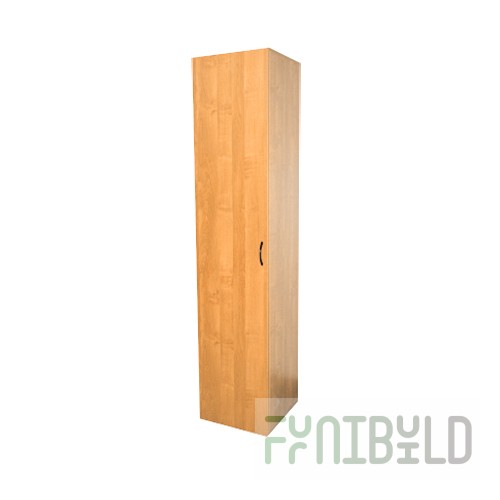 Cabinet for the staff room (closed narrow) 450x400x1900mm, art. ШПГ-40 (БУК)