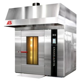 Rotary oven. gas/liquid fuel