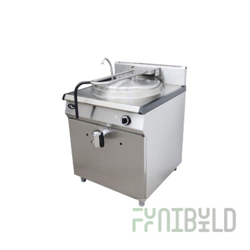 Gas cooking boiler F1KPG/60 (760x900x1040mm, 60l, 13kW, 220V)
