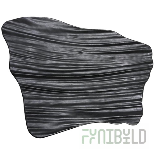 Rectangular dish black 26x17cm