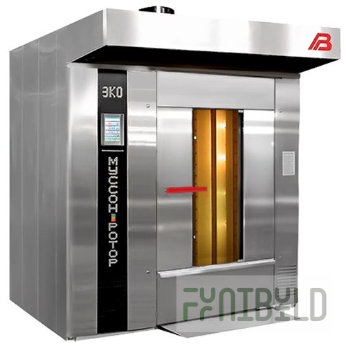 Rotary oven Musson-rotor 99/11-01 (2150x2023x2639mm, 75 kW, 380 V, double-acting engine, gas/liquid fuel)