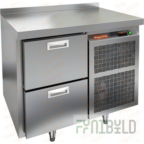 Cooled table HICOLD GN 2/TN (900x700x900mm, 0.15 kW, 220V)