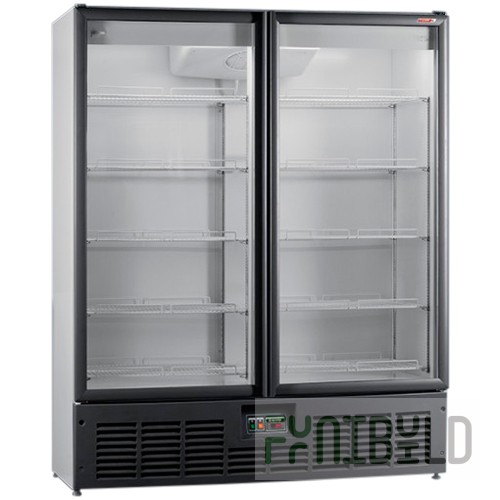 Universal cabinet V=1400l, R1400VS (glass door), -5...+5, 1600x725x1980 in, 8 shelves