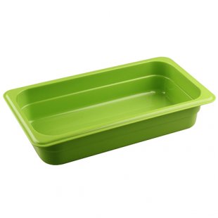 Gastronorm container without lid p/p GN 1/3, H-65, 325x176x65mm, (plastic, green) 422101009, in pack. 7 pcs.