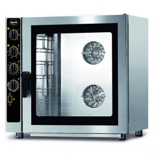 Gas combi oven APACH AP7M GAS (870x770x880mm, 7xGN1/1-600x400, 220V, 0.6kW(electric)+16kW(gas)