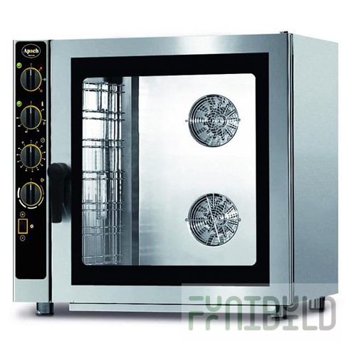 Gas combi oven APACH AP7M GAS (870x770x880mm, 7xGN1/1-600x400, 220V, 0.6kW(electric)+16kW(gas)