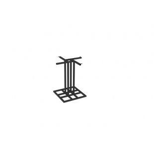 Frame of a 4-seater dining table Loft-1 m/k black moire