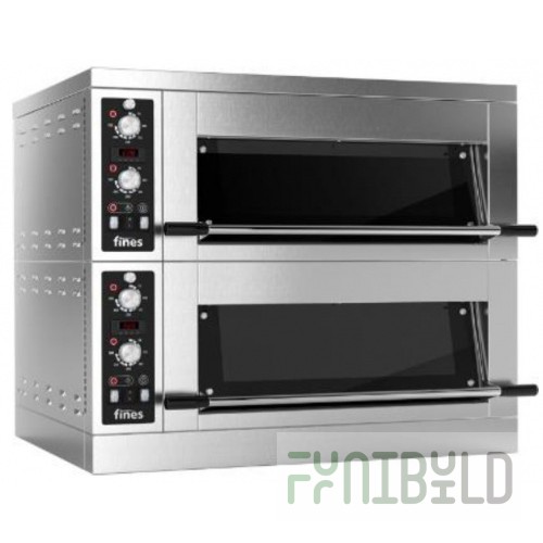 Deck oven FINES FD68H 1/2-M with steam. electric (980x1210x820mm; 12.8 kW; capacity of sheets