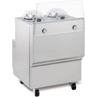 Ice cream freezer-display Frigomat GX2 W (910x680x600 in, 2.6 kW, 230V, cooled water)