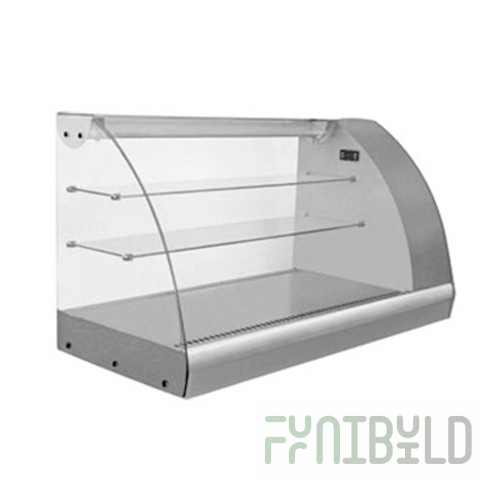 Medium-temperature bar display case ventilated 1260x570x690mm, A57 VM 1.2-1 gray (VHS-1.2