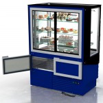 Showcase medium-temperature cond. 1025x755x1610mm