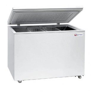 Chest freezer OPTIMA 400 B (1210x814x665mm, 2 baskets, -18°...-24°, with a blind lid)