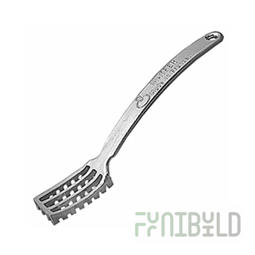 Knife for cleaning fish; aluminum; H=2.5, L=23 cm; gray art.4070332