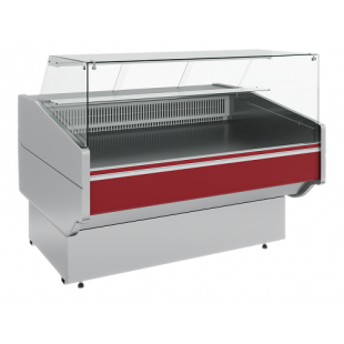 Medium-temperature display case 1330x1215x1250 GC120 SM 1.25-1 red (Static VHS-1.25 ATRIUM2) 0...+6 WITHOUT SIDES