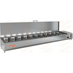 Showcase HICOLD VRTU 2280 (2280x385x279mm, 0.31kW, 220V,+2...+7 °C)