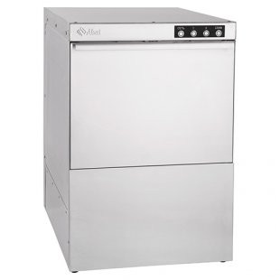 Front-loading dishwasher MPC-500F-01-230 (590x640x864mm, 500 containers/hour, 2 cycles, 2 dispensers (wash/rinse))