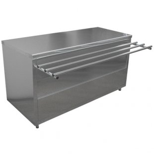 Neutral table Lira-Profi SN/LP-1500 (1500x705(1030)x850(870) in, stainless steel, 220V)