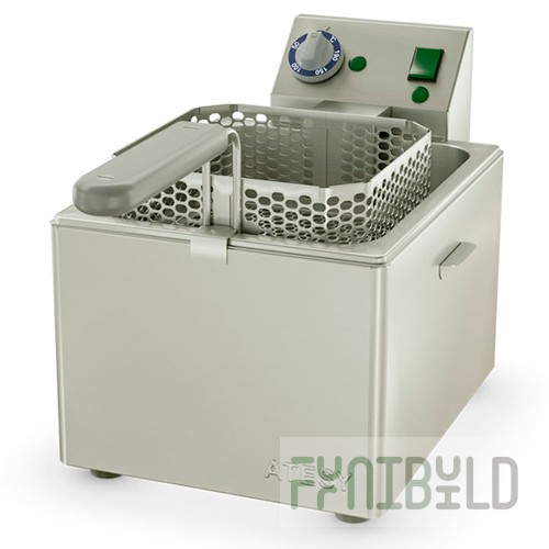 Electric tabletop deep fryer 1 capacity PANDA-EURO-1X1/2 (300x570x342 in, 13 l, 4 kW, 220 V)