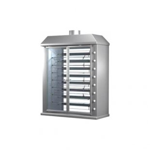 Gas spit grill F8SH2G (1280x570x1630mm, 220V, 36kW, weight 180kg)