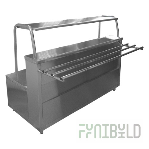 Bain-marie for 1-dish 3 confitures Lira-Profi (MEP-1B/LP-1500) (1500x705(1030)x1220(1240) in, 3 kW, 220/380 V)
