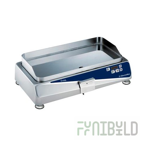 Tabletop contact frying plate.ELECTROLUX DRCH / 602083 (600x325x195mm, transverse, 3.6 kW, 220 V)