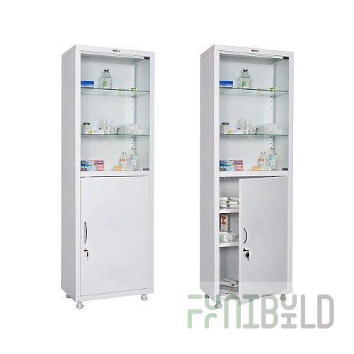 Medical cabinet MD 1 1760/SG 1750/1850x600x400