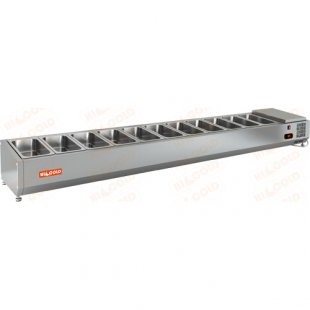 Showcase HICOLD VRTO 2280 (2280x385x248mm, 0.31kW, 220V,+2...+7 °C)