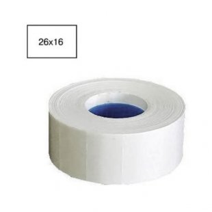 Labels 26x16 straight edge white (Tovel) 800