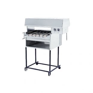 Electric shashlik maker F3ShUE (for 6 skewers) (670x580x900-1050mm, 380V, 6.6 kW, weight 70kg)