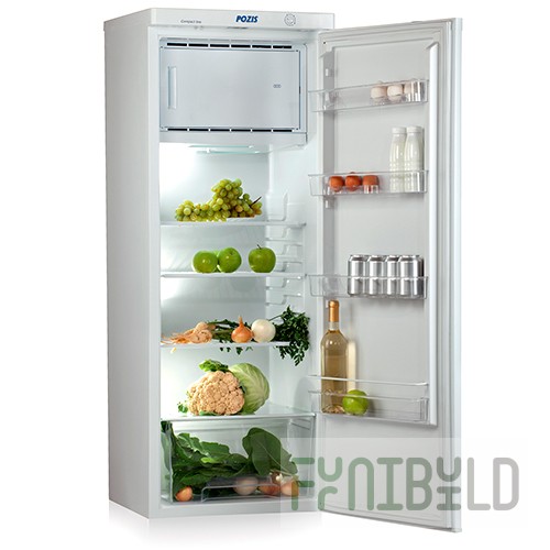 Single-chamber refrigerator with freezer V=224l