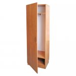 Wardrobe for the staff room (narrow wardrobe) 550x400x1900 in ШПО-55 (ALDER)