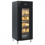 Refrigerated cabinets with medium humidity control CARBOMA M700GN-1-G-MHC (black) GN2/1 (825x755x1900 (1990) in.; +1…+12,C; humidity 45...90,%; 220,V; 0.33 kW)