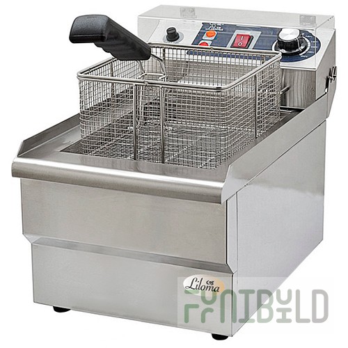 Deep fryer LILOMA FLT 6 (190x440x330mm, 6 liters, with plastic protective lid)