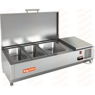 Showcase HICOLD VRTU 1000 (1000x358x279mm, 0.28kW, 220V,+2...+7 °C)