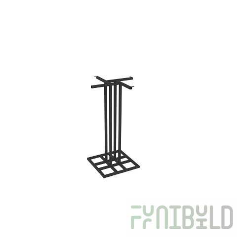Frame of buffet table Loft-1 m/k black moire