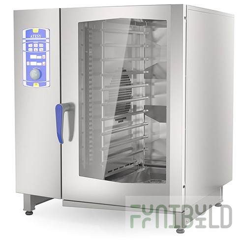 Combi steamer APK-10-1/1-I RUBIKON (845x780(845)x1000mm, injection, 10 GN1/1, 19kW, 380V)