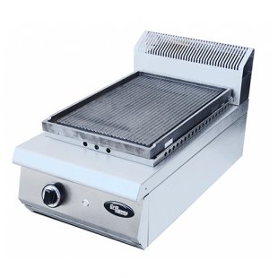 Gas frying surface F1PZHG/800/50067 (tabletop) (420x800x330mm, 9 kW, ribbed)