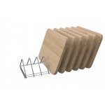 Shelf kit for cabinet boards ШЗДП-4-1200-02-1 (1106х237х132 in, AISI304 rod, for 18 boards)