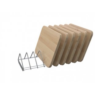 Shelf kit for cabinet boards ШЗДП-4-1200-02-1 (1106х237х132 in, AISI304 rod, for 18 boards)